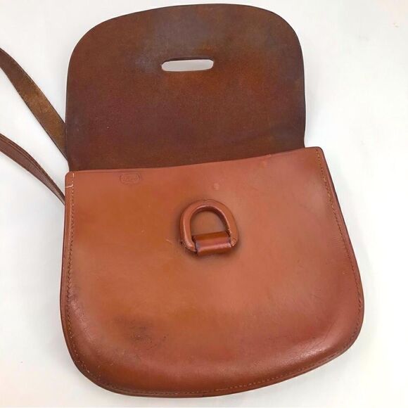 Benitez San Carlos Handmade Brown Leather Satchel Shoulder Bag
